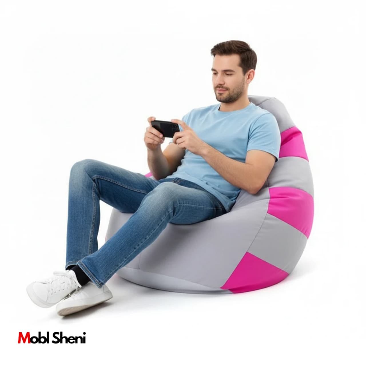 مبل شنی جیر دو رنگ