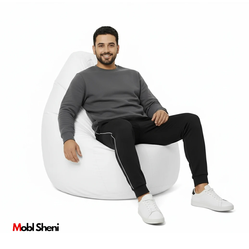 ​مبل شنی خاص با بدنه چرمی