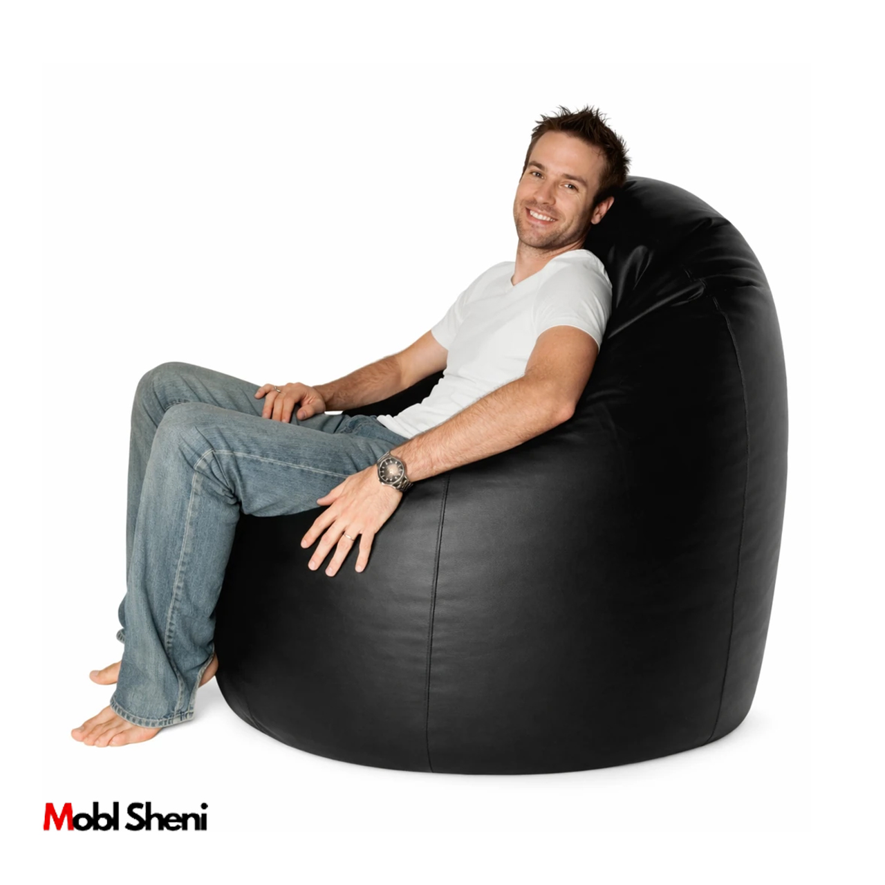 مبل شنی راحتی چرم بزرگسال