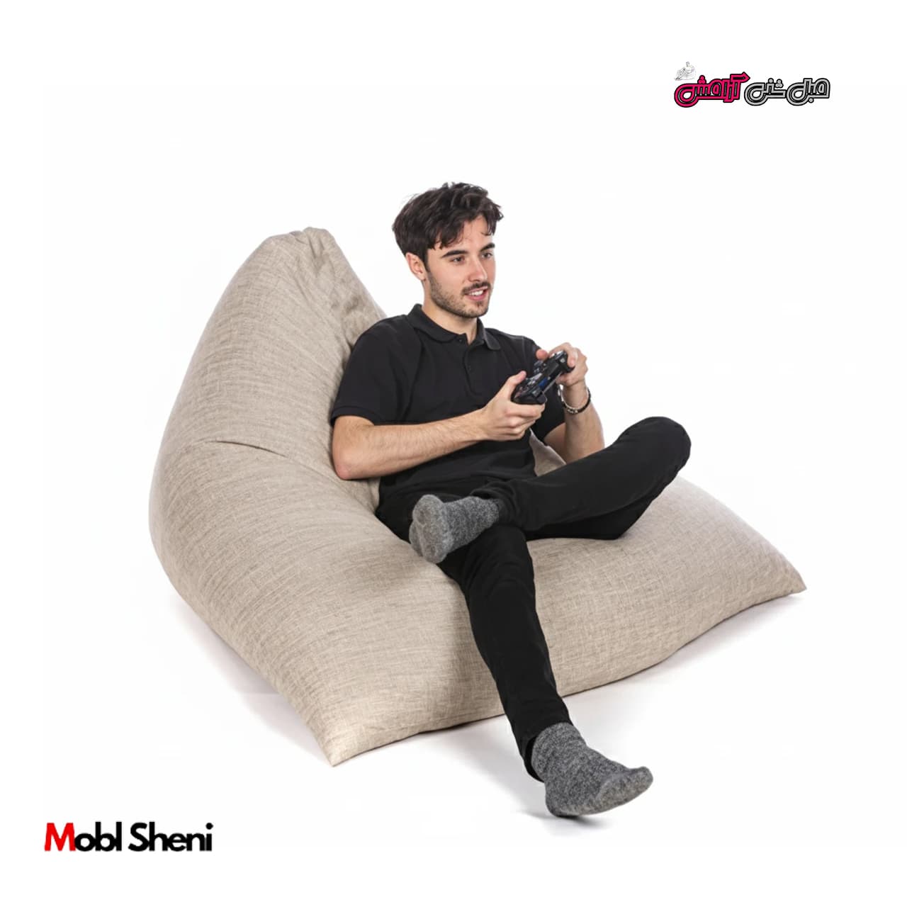 مبل شنی شیبدار راحتی مخمل