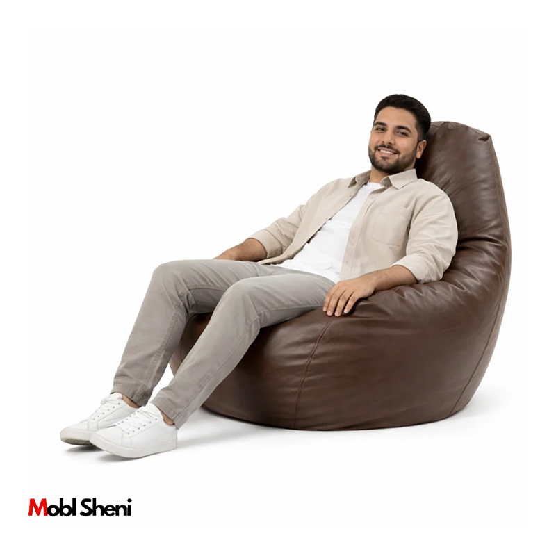 مبل شنی طرح چرم بست وی